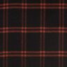 Coat fabric wool blend tartan – terracotta/black,  thumbnail number 1