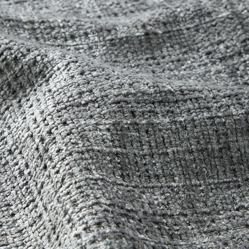 Upholstery Fabric Chenille Plain – slate grey,  image number 2