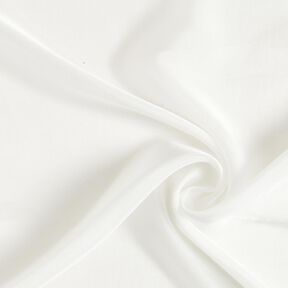 Plain chiffon-silk blend – white, 