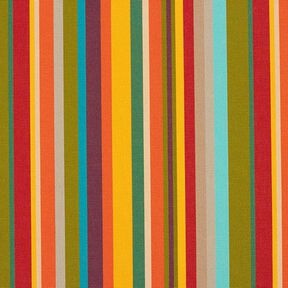 Outdoor Fabric Canvas Colourful stripes – green/yellow, 