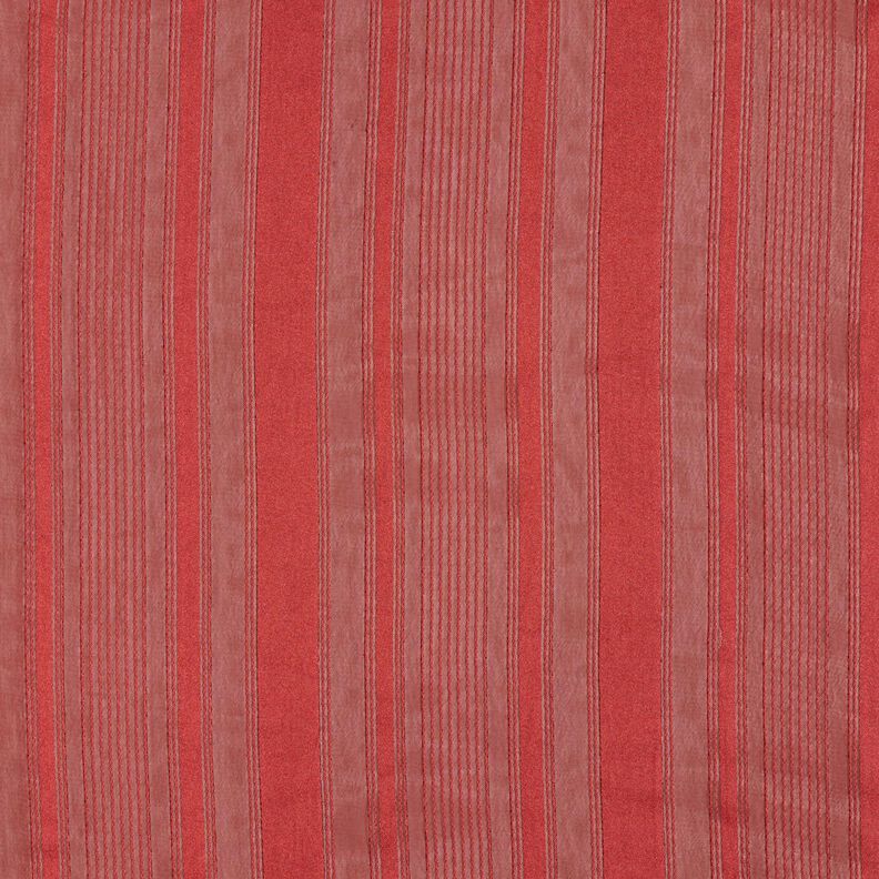 Chiffon Satin stripes with Glitter – carmine,  image number 1