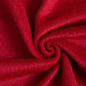 Plain Fluffy Coating Fabric – carmine, 