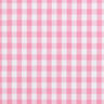 Cotton Vichy check 1 cm – pink/white,  thumbnail number 1
