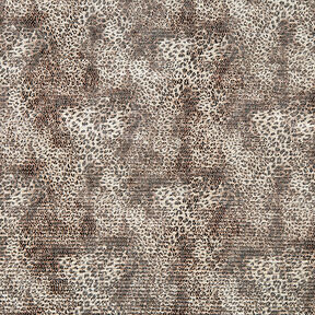 pleated leopard print pattern satin – light beige, 
