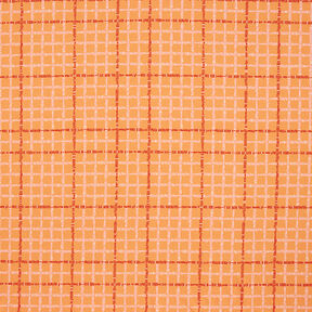 GOTS Cotton Jersey Checks | Tula – orange/terracotta, 