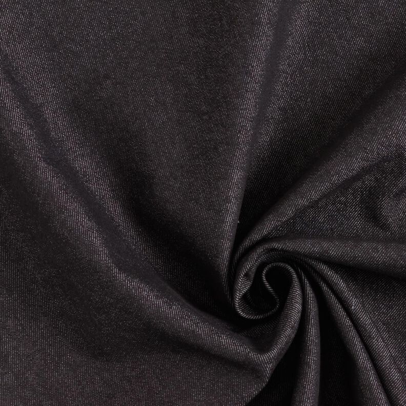 Stretch denim cotton blend medium – black,  image number 1