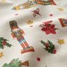 Decor Fabric Canvas Nutcracker – natural/dark red,  thumbnail number 2