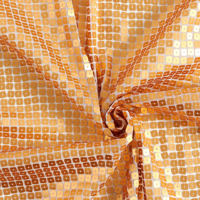 Sequin fabric squares – metallic gold,  image number 3