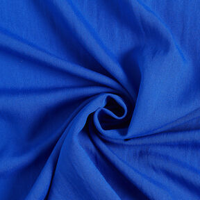 Plain-coloured plain weave viscose blend – royal blue, 