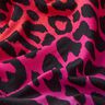 French Terry Gradient Leopard Digital Print | by Poppy – purple/fire red,  thumbnail number 2