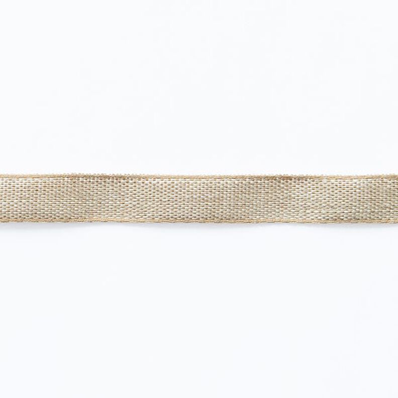 Linen/Cotton Woven Trim [ 10 mm ] – beige,  image number 1