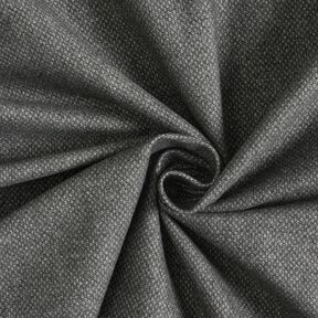 Stretch trouser fabric small diamonds – dark grey/offwhite, 