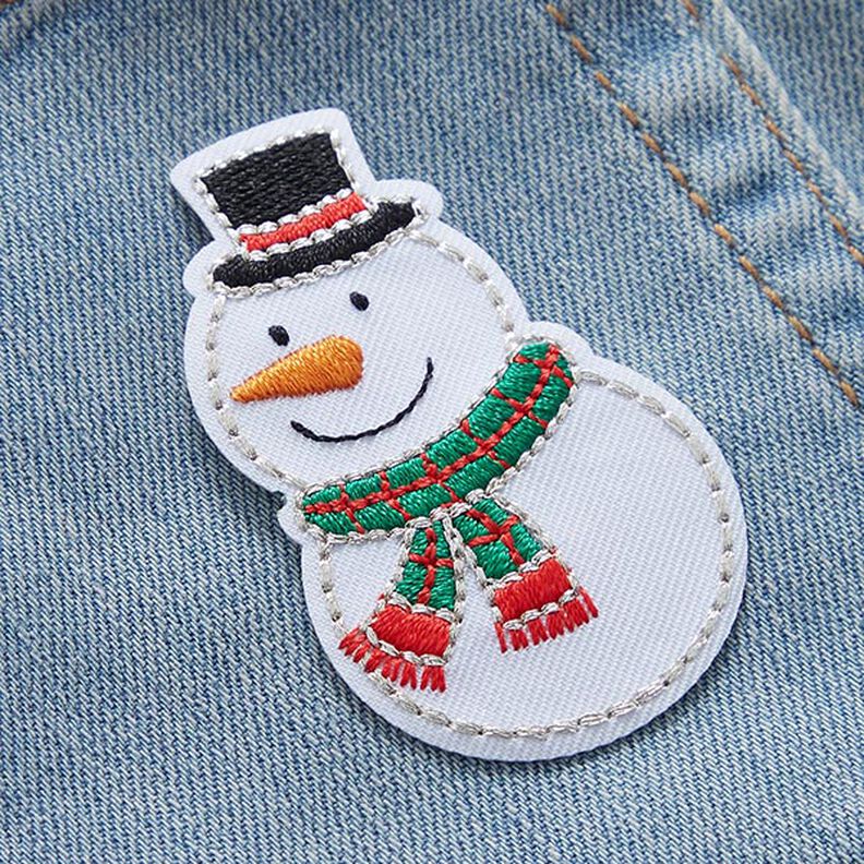 Patch Snowman [6 cm],  image number 2