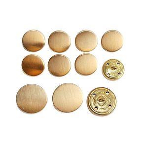 Suit Button Set [ 11-Pieces ] – gold metallic, 