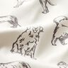 Decor Fabric Canvas Dogs – cream/grey,  thumbnail number 2