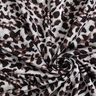 Viscose Jersey small leopard print – chocolate/silver grey,  thumbnail number 3