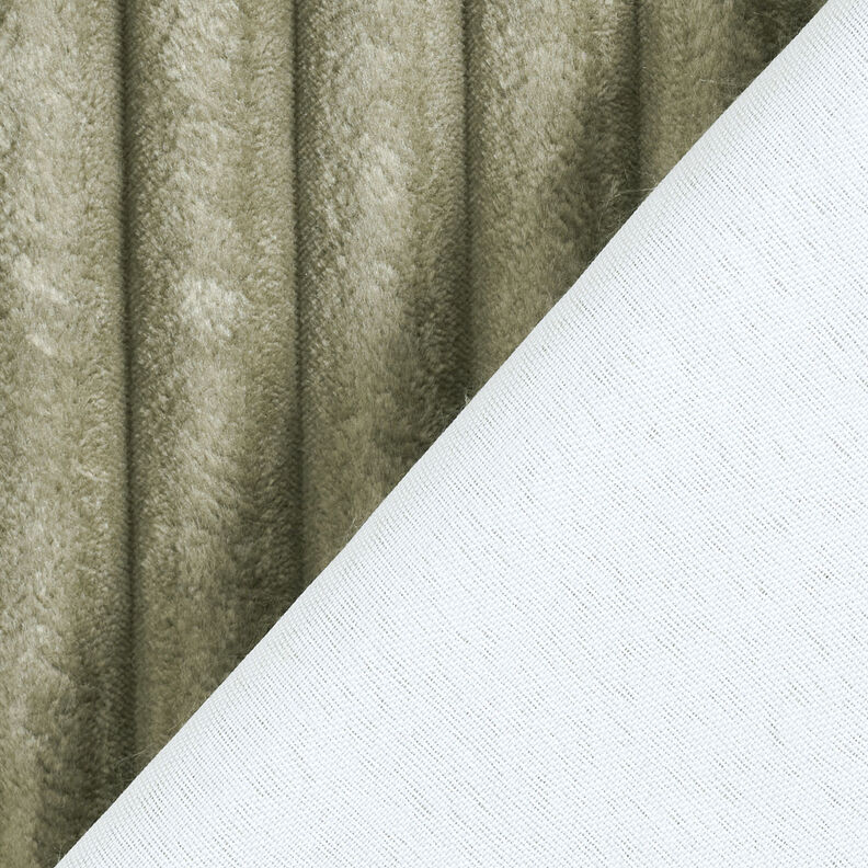 Upholstery Fabric Fur stripes – light khaki,  image number 5