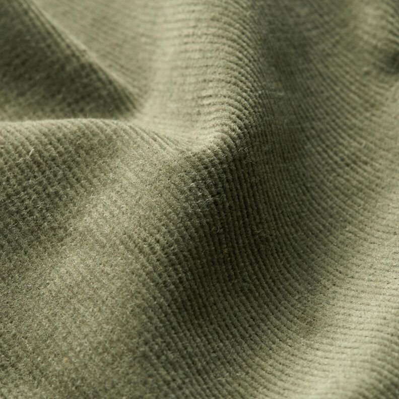 Stretchy fine corduroy – light khaki,  image number 2