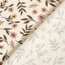 Cotton Jersey flower meadow Digital Print – cream,  thumbnail number 4