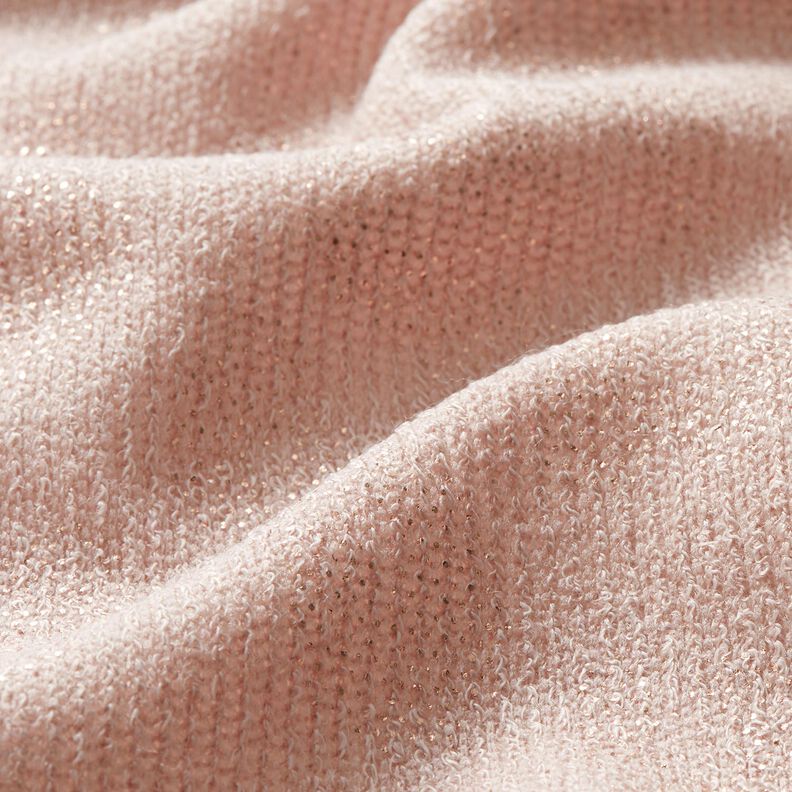 glittery leopard print fine knit – light dusky pink,  image number 2