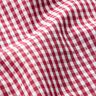 Gingham cotton – white/carmine,  thumbnail number 2