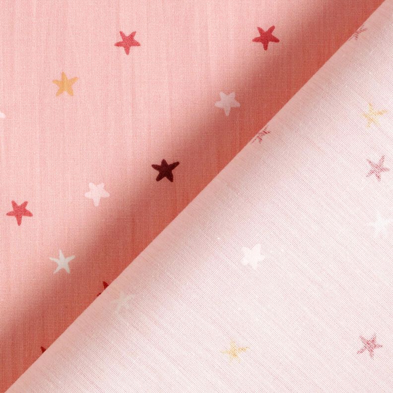 Cotton Poplin little stars – light dusky pink,  image number 4