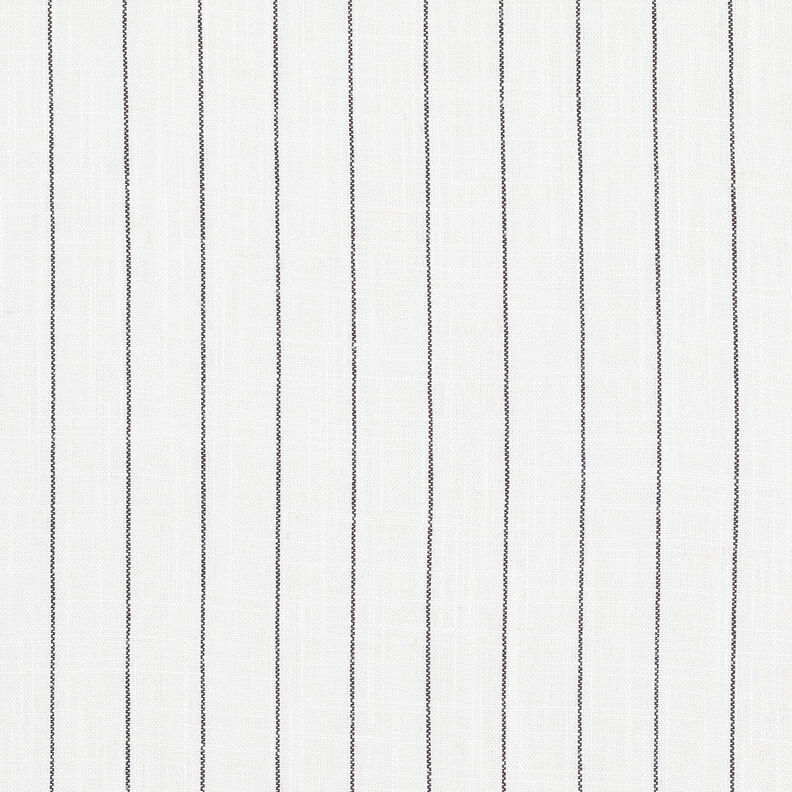 Viscose Linen Blend wide pinstripes – offwhite/black,  image number 1