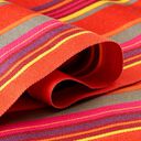 Outdoor Deckchair fabric Longitudinal stripes 44 cm – red/lilac, 