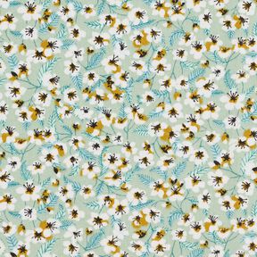 Coated Cotton Blossom – pale mint/white, 