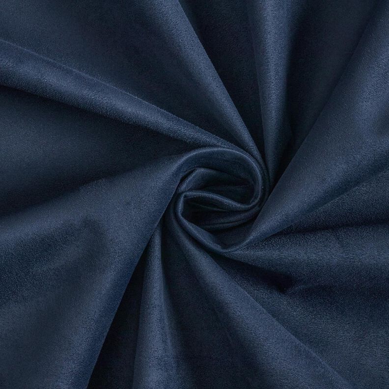 Upholstery Fabric Imitation nubuck – midnight blue,  image number 1