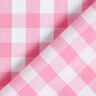 Cotton Vichy check 1,7 cm – pink/white,  thumbnail number 4