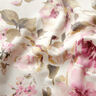 Decor Fabric Half Panama Painted Roses – offwhite,  thumbnail number 2