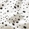 Muslin irregular dots, smooth – ivory/black,  thumbnail number 3