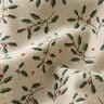 Decor Fabric Half Panama Christmas branch – natural/fir green,  thumbnail number 2