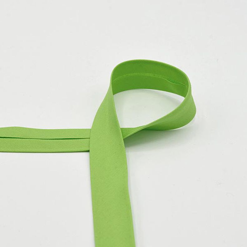 Cotton Bias Tape Poplin [20 mm] – apple green,  image number 1