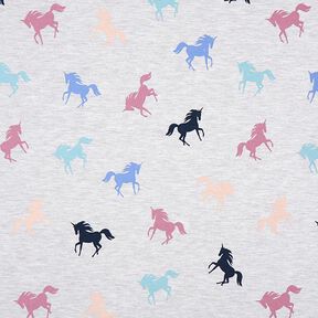 Cotton Jersey Unicorns – natural, 
