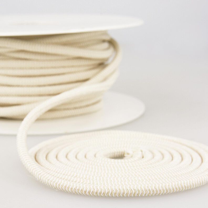 Outdoor Elastic cord [Ø 5 mm] – beige/white,  image number 1