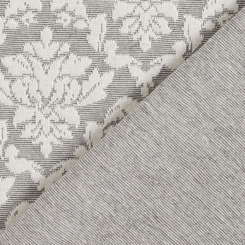 Ornaments jacquard jersey – light grey/white,  image number 5