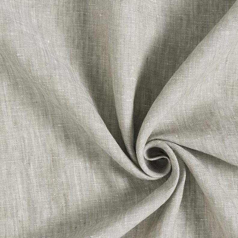 Mottled pure linen – silk grey,  image number 1