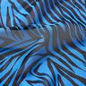 Chiffon Zebra Stripes – blue/black,  thumbnail number 2