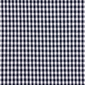 Cotton Vichy check 0,5 cm – blue-black/white, 