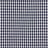 Cotton Vichy check 0,5 cm – blue-black/white,  thumbnail number 1