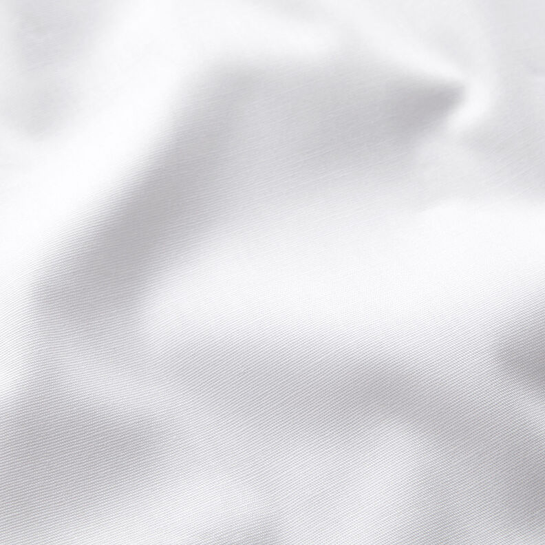 Stretch Poplin Plain – white,  image number 2