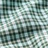 Cotton fabric overlaid gingham – fir green/light blue,  thumbnail number 2