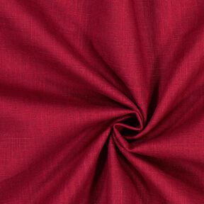 Linen fabric Ramie mix medium – dark red, 