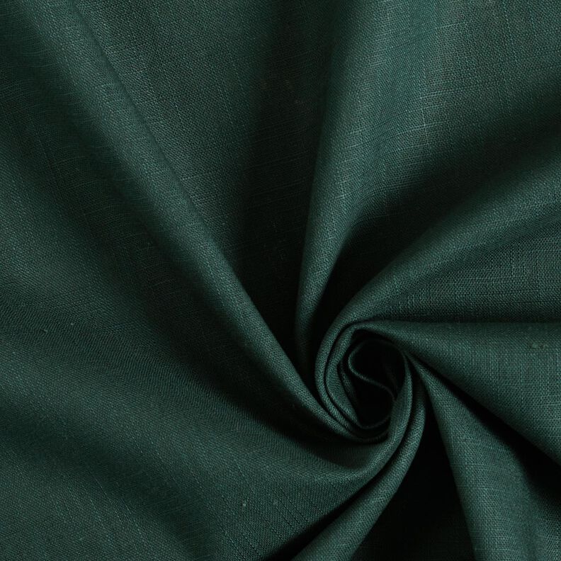 Linen fabric Ramie mix medium – dark green,  image number 1