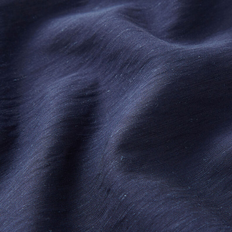 Voile viscose blend – navy blue,  image number 2