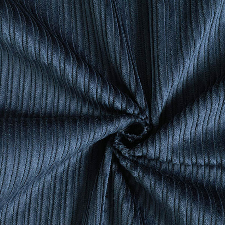 Wide and Narrow Fancy Cord – navy blue,  image number 1