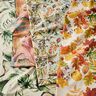 Decorative fabric, half Panama autumn leaves, recycled – natural,  thumbnail number 5