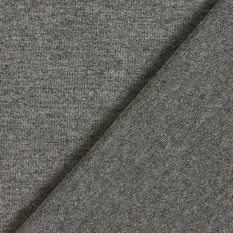 Mottled Viscose Blend Jersey – dark grey,  image number 3